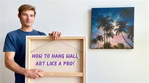 how to hang canvas art and the importance of choosing the right frame