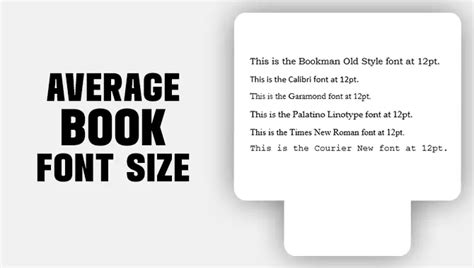 what font and size are books written in